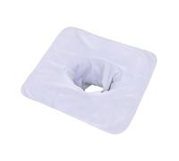 yuwqqoajv Draps de massage doux avec serviette de spa et ouverture pour le visage, pour un confort optimal et des soins dignes d'un salon de beauté, blanc, 35x35cm