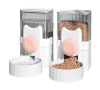 yuwqqoajv Ensemble de 2 mangeoires Gravitys pour Lapins : gamelles d'eau et de Nourriture pour Chats, Lapins et cochons d'Inde, pour Un Lapin Heureux et en pour, C