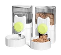 yuwqqoajv Ensemble de 2 mangeoires Gravitys pour Lapins : gamelles d'eau et de Nourriture pour Chats, Lapins et cochons d'Inde, pour Un Lapin Heureux et en pour, D