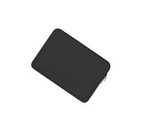 yuwqqoajv Étui de pour ordinateur portable en polyester souple, idéal pour l'école et le travail. Élégant et protecteur pour ordinateurs portables, noir, 14 pouces
