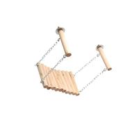 yuwqqoajv Jouet d'escalade pour Perroquet, Accessoire de Cage conçu pour Les Oiseaux Qui Aiment mâcher et Grimper en Toute sécurité. Échelle en Bois pour