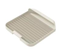 yuwqqoajv Le Tapis de litière Floor Essentials, avec Ses granulés de tamisage, Assure Une Solution de piégeage Efficace et Durable Jour après Jour, Gris, 37 x 37 x 8 cm