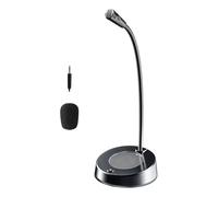 yuwqqoajv Microphone USB pour ordinateur - Réunions - Microphone flexible à 360° - Intégration facile avec les applications courantes - Pour les