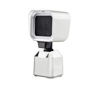 yuwqqoajv Mini hotte de cuisine de table avec évacuation directe des fumées, compacte et puissante, en ABS, rétractable, blanc
