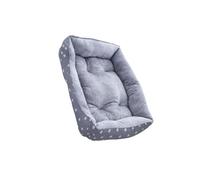 yuwqqoajv Niche d'hiver Chaude pour Chat, Petit lit pour Animaux, Tapis, Couverture, lit Douillet, Choix pour la sécurité des Animaux, résistant à l'usure, Gris, S