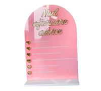 yuwqqoajv Présentoir de forme d'ongle de Salon de manucure, panneau d'affichage de pointe stratégique léger pour les environnements de Salon et support