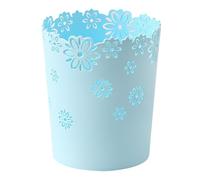 yuwqqoajv Seau de Rangement en PP sûr et sain, adapté à diverses Occasions, Nouvel Organisateur de stylos Creux léger à la Mode, Bleu, Petite Taille