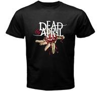 YUWUKEEE Dead by April Logo Men's Black T-Shirt Black Men T-Shirt
