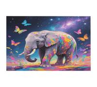 YUXBVKRS Paillasson d'entrée à l'intérieur, antidérapant et absorbant, doux, imprimé éléphant, pour salle de bain, cuisine, salon, étude, couloir, chambre à coucher, baignoire, lavable