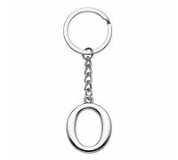 Yuxh Porte-clés lettre unique de A à Z porte-clés DIY porte-clés cool petit cadeau, o, Medium