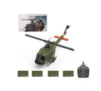 YUXIANG F07 Hélicoptère RC - Échelle 1/34 UH-1 Huey 6CH Brushless Flybarless Modèle avec positionnement du flux optique, télécommande 2,4 GHz avec gyroscope 6 axes (version RTF)