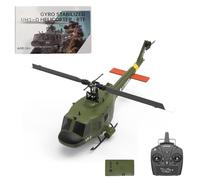 YUXIANG F07 Hélicoptère RC - Échelle 1/34 UH-1 Huey 6CH Brushless Flybarless Modèle avec positionnement du flux optique, télécommande 2,4 GHz avec gyroscope 6 axes (version RTF)