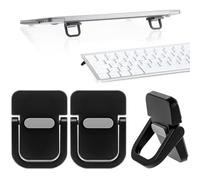 YUXIANLB Lot de 2 supports de clavier pour ordinateur de bureau - Support portable pour ordinateur portable - Compatible avec Pro Air Dell Lenovo HP et autres ordinateurs portables de 10 à 17 pouces