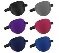 YUXIANLB Lot de 6 patchs oculaires 3D réglables pour adultes - Pour la rééducation après une chirurgie de la rétine (6 couleurs)