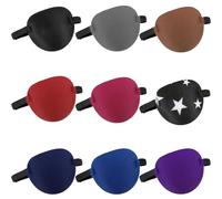YUXIANLB Lot de 9 patchs oculaires 3D réglables pour adultes - Pour la rééducation après une chirurgie de la rétine (9 couleurs)