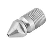 YuXinCat Buse de Vidange en Acier Inoxydable Ss304 pour Nettoyeur Haute Pression - Tuyau à Filetage ExtéRieur 3/8 Bsp pour Nettoyage Efficace Des Canalisations