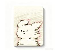 Yuxinnfa Puppy Blowing in The Wind Case for iPad,7th/8th/9th,color1-2 | Étui de protection avec plaque en acrylique rigide housse avec support pliable compatible avec plusieurs modèles de tablettes