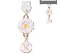 YUXIYAN Breloque initiale pour Kindle, prise anti-poussière USB C, accessoire personnalisable pour liseuse électronique de type C, cadeau livret compatible avec Kindle Paperwhite Scribe iPad téléphone