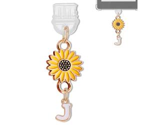 YUXIYAN Breloque initiale pour Kindle, prise anti-poussière USB C, accessoire personnalisable pour liseuse électronique de type C, cadeau livret compatible avec Kindle Paperwhite Scribe iPad téléphone