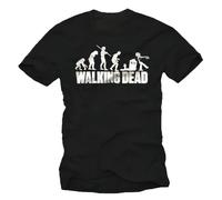 YUXUuruRTE Cool Walking Zombie Mens Dead Evolution T-Shirt - Men's Nerd Shirt