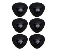 YUYTE 3 Paires D'inserts de Soutien-gorge Push-up, Coussinets de Soutien-gorge Auto-adhésifs épais en éponge Triangulaire, Rembourrage Doux et Respirant pour Bikini, Maillot de Bain, (BLACK)