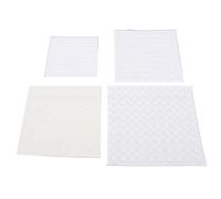 YUYTE 364 Pièces Points de Bosse pour Malvoyants Formes Assorties Points Tactiles Surélevés Autocollants Braille en Silicone Aide à la Basse Vision pour L'organisation du Bureau à (WHITE)