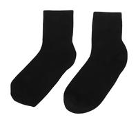 YUYTE 4 Paires de Chaussettes en Gel, Chaussettes Mi-mollet Hydratantes Réutilisables avec Doublure en Gel Doux pour Dormir, Faire du Sport et Utiliser la Nuit (BLACK)