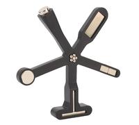 YUYTE 6 Po Aimant à Ongles pour le Vernis à Gel de L'œil de Chat, Outil de Conception Magnétique de Nail Art avec Boîtier en Silicone, Effet Oculaire 3d Chat pour la Manucure de Salon