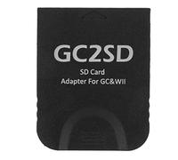 YUYTE Adaptateur de Carte Mémoire GC2SD, Lecteur de Carte Premium pour Console, Plug and Play avec Xeno GCloader Lite, Prend en Charge 512 Go de Stockage (Black)