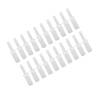 YUYTE Adaptateur de Tuyau d'eau D'aquarium Droit à 2 Voies, Connecteur de Raccords D'aquarium en Plastique à Haute Résistance, pour Système de Drainage, 20 Pièces