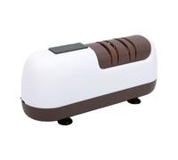 YUYTE Aiguiseur de Couteaux électrique, Outil de Cuisine Portable en émeri, Affûteur de Couteaux Automatique avec Deux Modes de Lapidation pour L'entretien de la Lame à la Maison et en