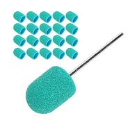 YUYTE Bande de Ponçage des Ongles, Ensemble de Capuchons de Polissage pour Nail Art avec Papier de Verre Fin Haute Résistance, pour Manucure, Coupe des Ongles, Polissage du Verre, du (GREEN)