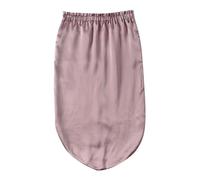 YUYTE Bonnet de Nuit élastique Réglable en Soie, Bonnet Long en Charmeuse de Soie avec une épaisseur de 16 Mm pour les Soins Capillaires Post-partum et un Usage Domestique (Camée Marron)