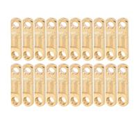 YUYTE Boucles de Corde Rotatives 20 Pièces, Fermoirs de Colonne Pivotantes en Laiton Massif, Attaches de Corde Universelles de 6 Mm pour Vêtements, Chaussures, Accessoires de Sacs