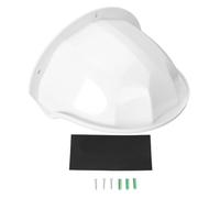 YUYTE Bouclier de Couverture de Caméra de la Nuance de Pluie Universelle pour la Caméra de Surveillance Extérieure avec Matériau ABS Durable Base épaissie 28x21x15cm (White)