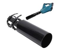 YUYTE Buse de Turbine de Souffleur de Feuilles, Rehausseur d'air Double la Vitesse du Vent avec Sangles Réglables, pour Buses de Souffleur Rondes de 2 à 4 Pouces (Black)