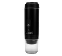 YUYTE Cafetière électrique Portative 3x2500mAh Capsule Prête 90C | Brassage de Capsules de Voiture, Compatible avec le café Moulu, Acier Inoxydable 304, Boîtier ABS, Support de Verre pour
