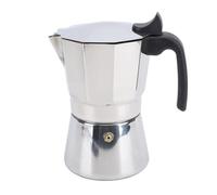 YUYTE Cafetière Octogonale élégante en Acier Inoxydable - Distribution Efficace de la Chaleur pour un café Italien Authentique, 150 Ml, Design Polyvalent et Sûr (300ML)
