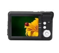 YUYTE Caméra Vidéo Numérique HD 2,7 Pouces avec Micro intégré et Dragonne - Jouet pour Enfants, pour l'exploration et la créativité (Black)
