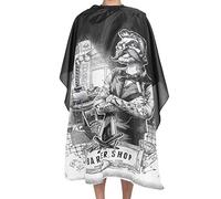 YUYTE Cape Coiffeur, coiffeur Cape de coiffeur, Cape de Coupe de Cheveux Étanche et Antistatique, Robe de Salon de Coiffure en Tissu de Nylon de Haute Qualité, Idéal pour la Coiffure, 150 * 135 cm