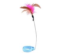 YUYTE Cat Feather Collier de Plumes de Chat - Baguette Interactive avec Cloche pour Jouer en Intérieur, Conception Flexible pour Un Plaisir sans Fin (Blue)