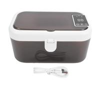 YUYTE Chauffe-Lingettes pour bébé avec Chauffage Supérieur, Distributeur de 80 Lingettes avec Couvercle à Ressort, Veilleuse et 3 Réglages de Température