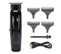 YUYTE Clats de Cheveux pour Hommes, Tondeuses et Coupeurs Ensembles, Clippers de Coiffure, Coupe-cheveux électrique pour Affichage Numérique des Hommes avec 4 Guides Peignes