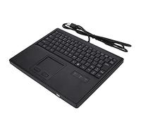 YUYTE Clavier Filaire de 10 Pouces avec pavé Tactile - Conception Ergonomique du Pied en Ciseaux, Large compatibilité et Câble de 0,5 M pour Un Contrôle Fluide