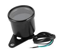 YUYTE Compteur Numérique Multifonctionnel pour Moto, avec Compteur de Vitesse, Odomètre, Tachymètre de Carburant, Conception 12V (BLACK)