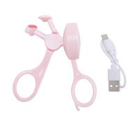 YUYTE Couc de Coussin Chauffés électriques Rechargeable 3 Réglages de Température 50 ° C 60 ° C 65 ° C avec Conception D'arc et Coussinets de Silicone pour Femmes LASS CURLY DUR (PINK)