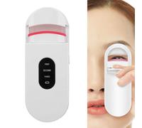 YUYTE Curler à Cils Chauffés - Curler à Cils électriques avec Coussin de Silicone Sensible à la Chaleur, 8s Chauffage Rapide 24 Heures de Longue Date de Cils Durables pour Cils de Style (WHITE)