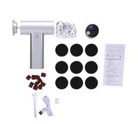 YUYTE Débranche de callosité électrique avec 3 Vitesses, Disques en Papier de Verre de 20 PCS (2 tailles), Puissante Broyeur de Fichier de Pied électronique de 800 Tr/Min pour (SILVER)