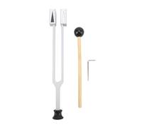 YUYTE Diapason en Alliage D'aluminium C64 Hz avec Maillet, Outil de Guérison Sonore Sensorielle pour la Méditation, le Yoga, la Thérapie et la Relaxation