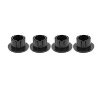 YUYTE Douille Murale de Câble Satellite 4 Pièces, Ensemble de Douilles de Câble d'alimentation de Trou Mural Professionnel avec Outil de Gaine à Pression, pour Adaptateur (Black)